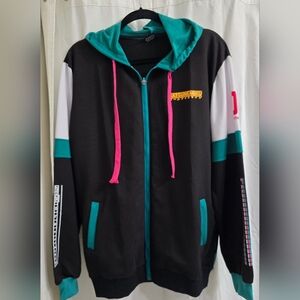 Hatsune Miku Cosplay Black& Blue Hoodie